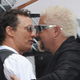 Matthew McConaughey and Guy Fieri onstage at Guy Fieri’s Star Ceremony On The Hollywood Walk Of Fame on May 22.